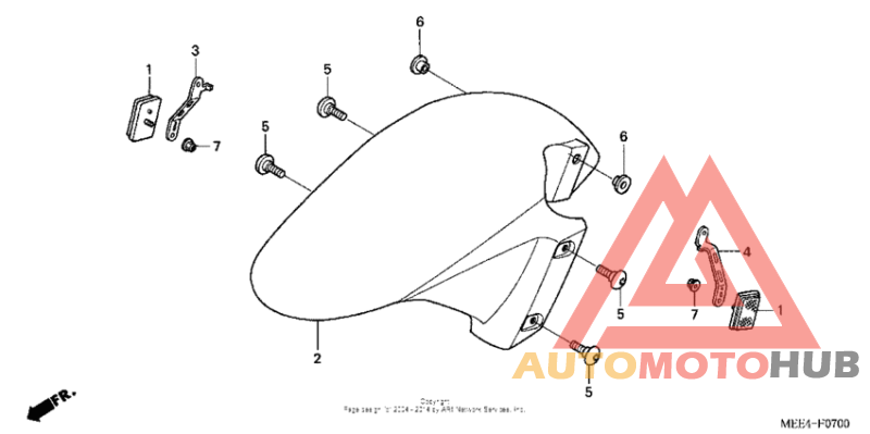 Front fender ('03-'04)