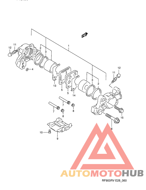Задний суппорт