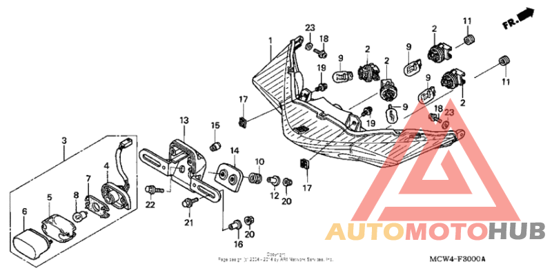 Задний фонарь