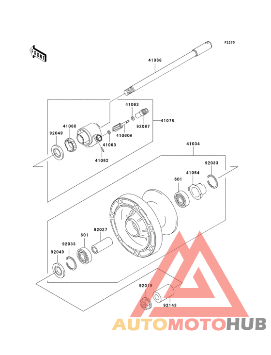 Переднее колесо