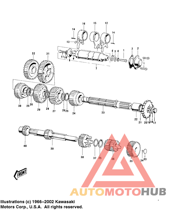 Transmission/change drum