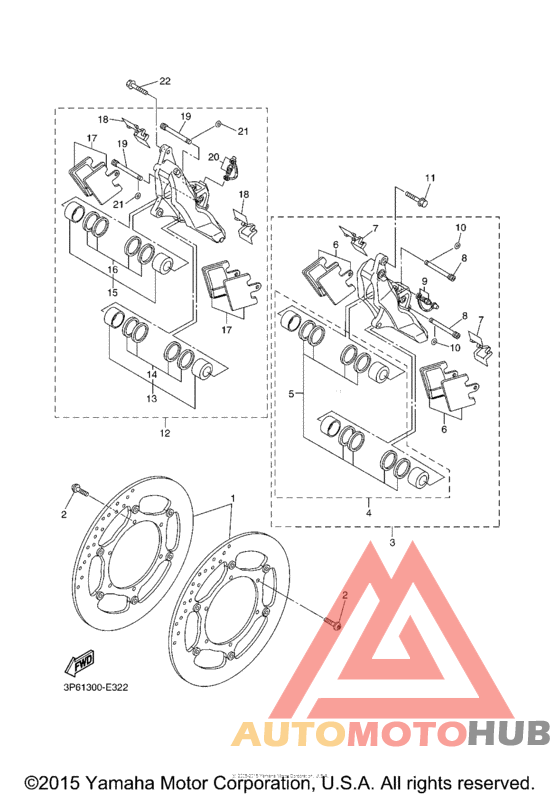 Передний суппорт