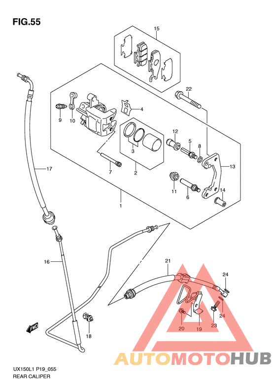 Задний суппорт