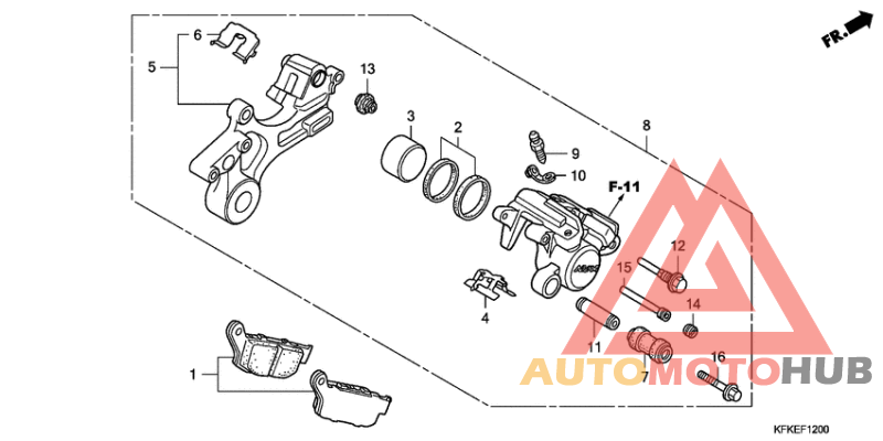 Задний суппорт