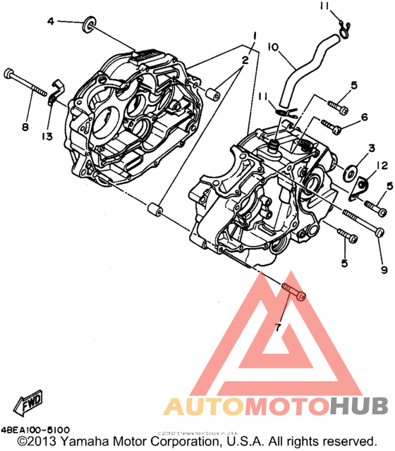 Картер двигателя