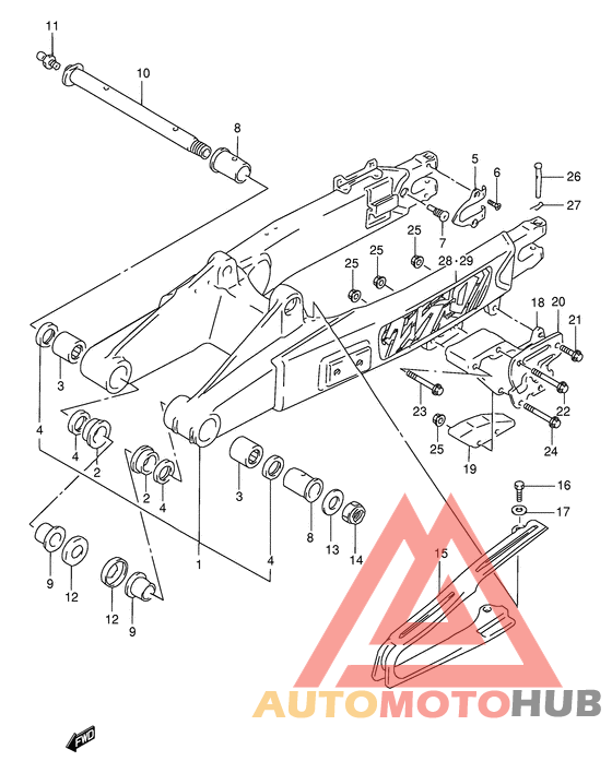 Маятник задний