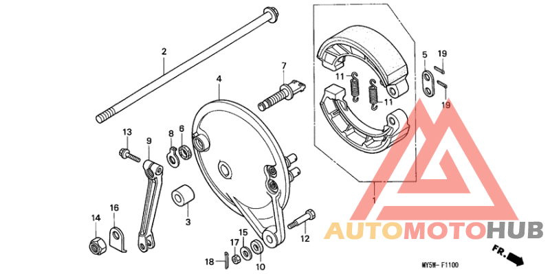 Задний тормоз
