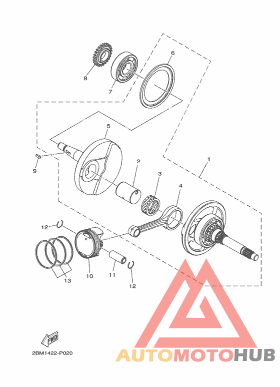Crankshaft & piston