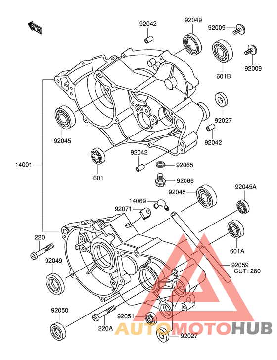 Картер двигателя