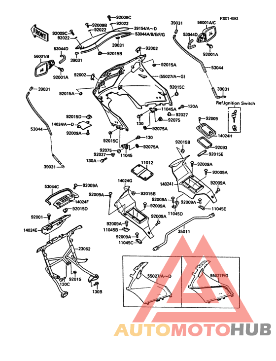 Cowling(1/3)(zg1000-a2/a3/a3a)