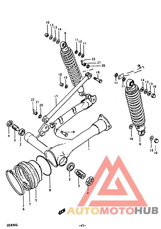 Маятник задний