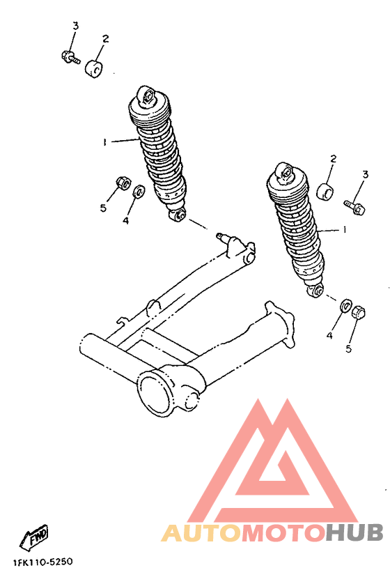 Rear arm. suspension