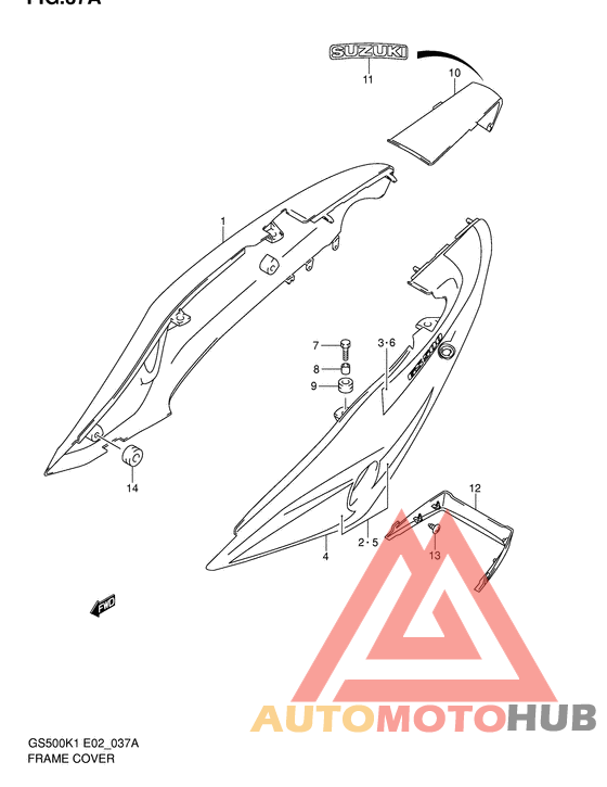 Обтекатель задний