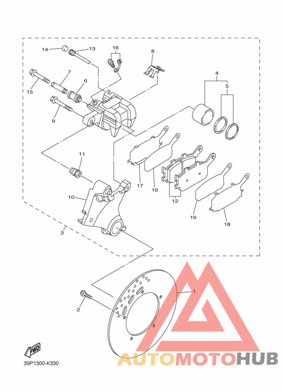 Задний суппорт