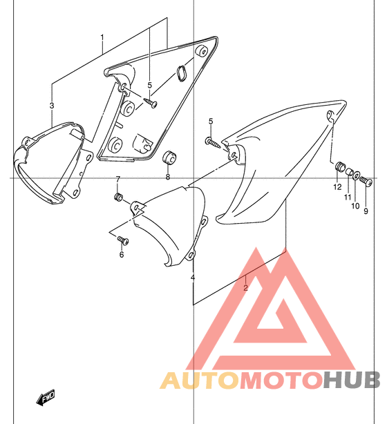 Обтекатель задний