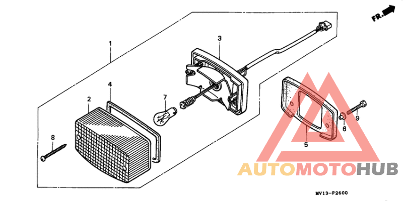 Taillight unit ass`y
