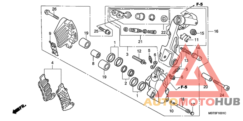 Передний суппорт