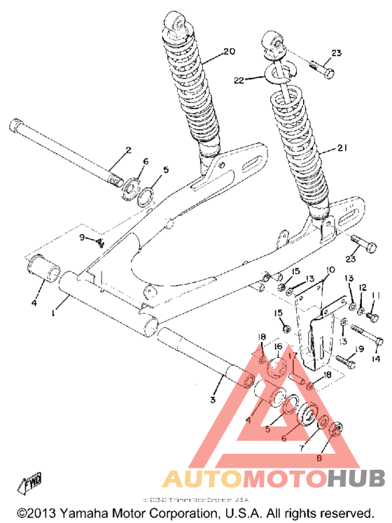 Rear arm - rear cushion