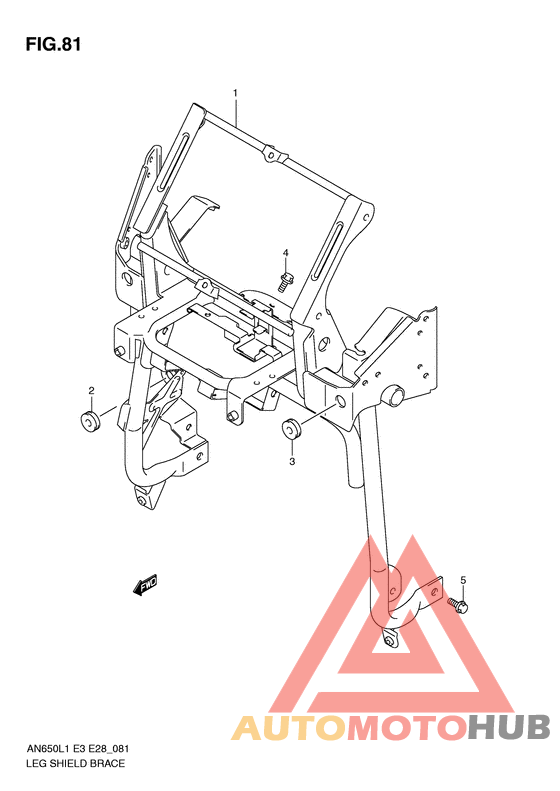 Leg shield brace
