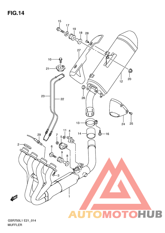 Muffler comp