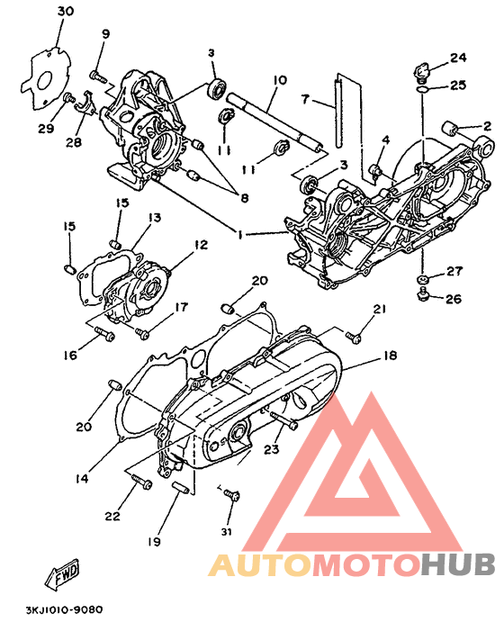 Картер двигателя