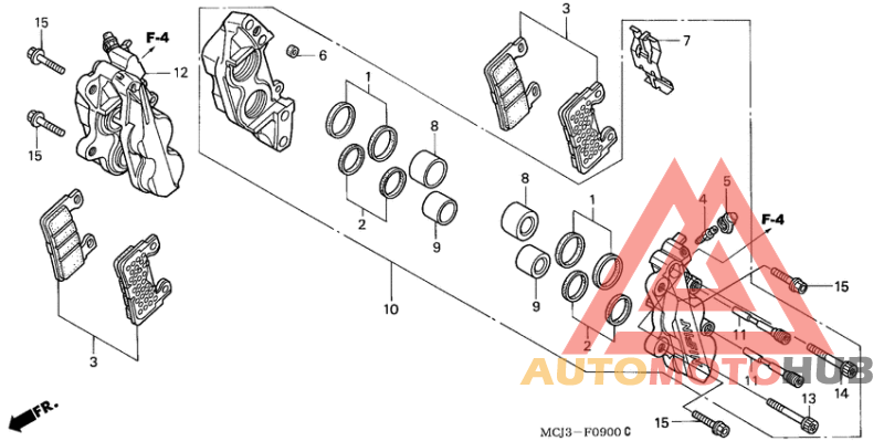 Передний суппорт