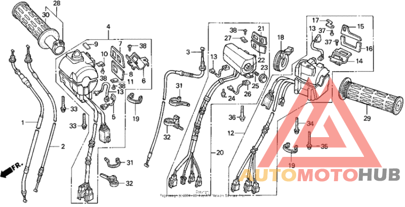Gl1500sehandle switch