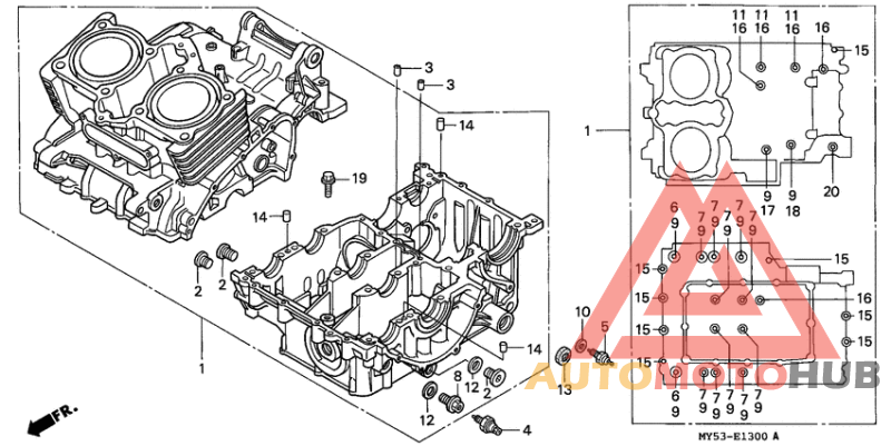Картер двигателя