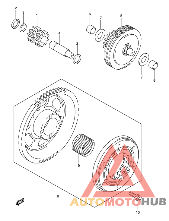 Муфта стартера