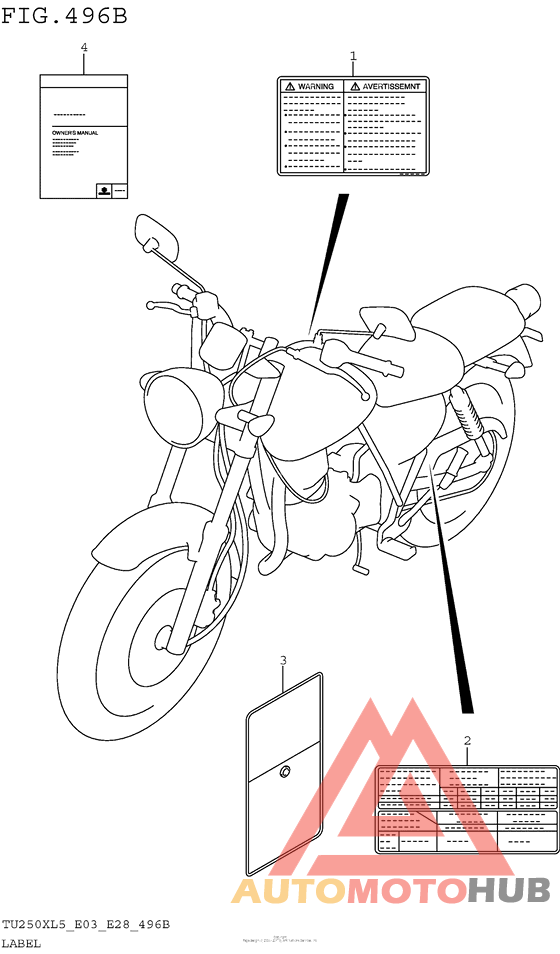 Label (Tu250Xl5 E28)