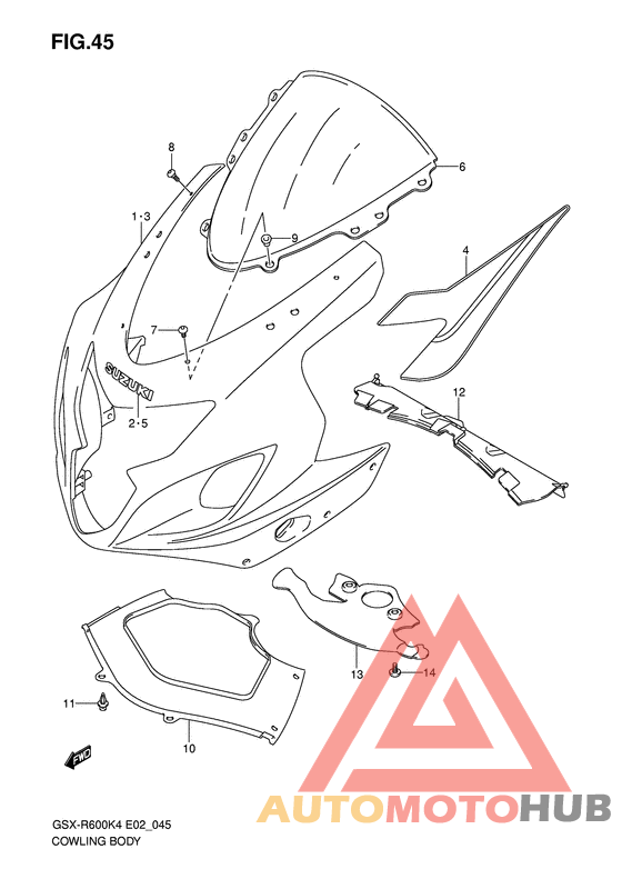 Cowling body