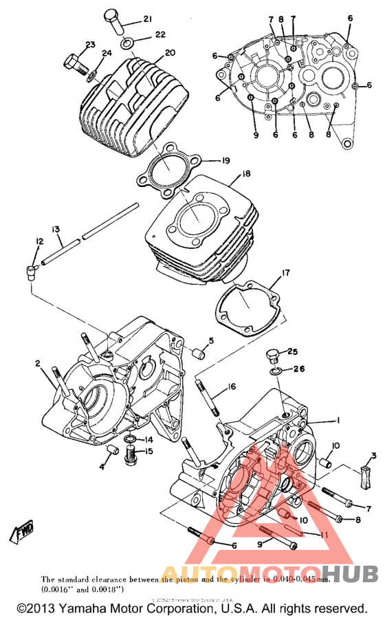 Cylinder - crankcase