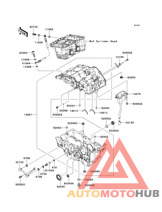 Картер двигателя