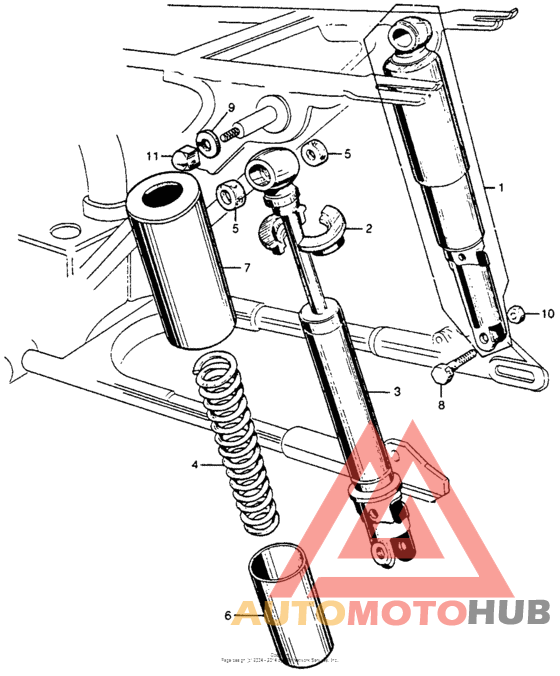 Задние амортизаторы