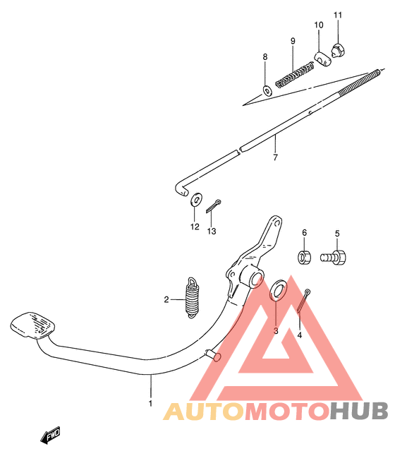 Передний суппорт