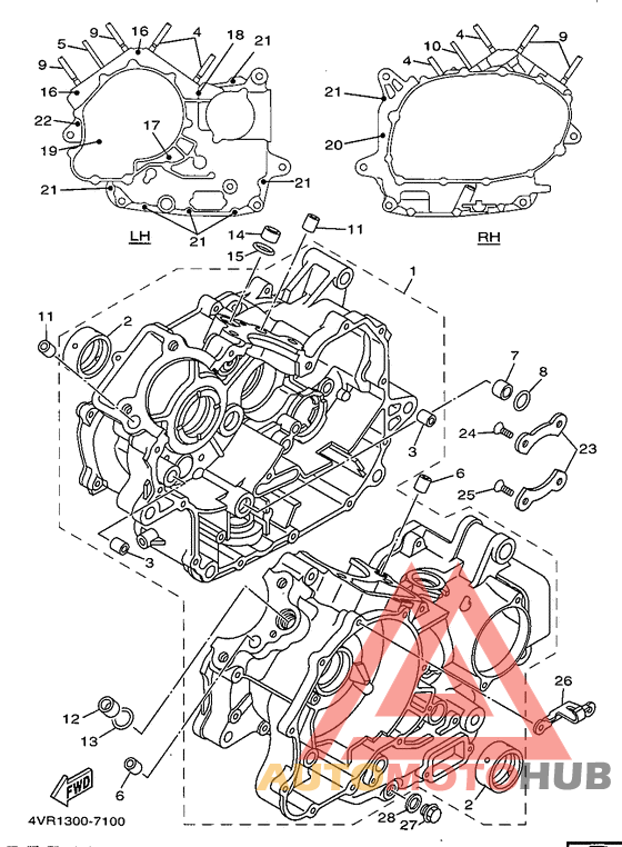 Картер двигателя