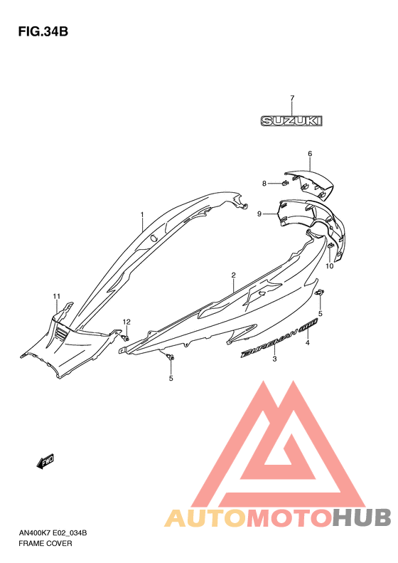 Обтекатель задний