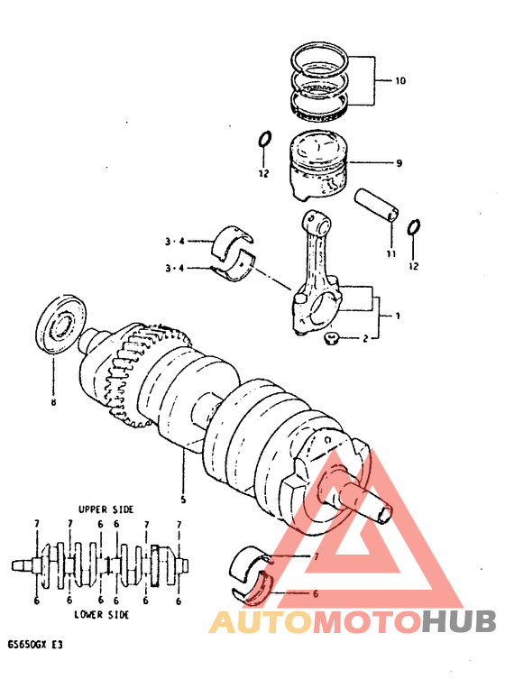 Вал коленчатый