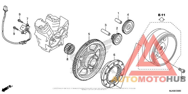 Муфта стартера