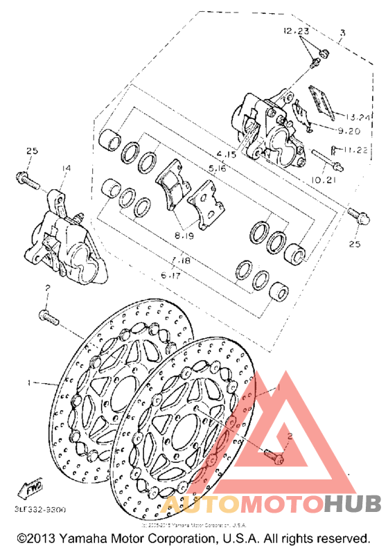 Передний суппорт