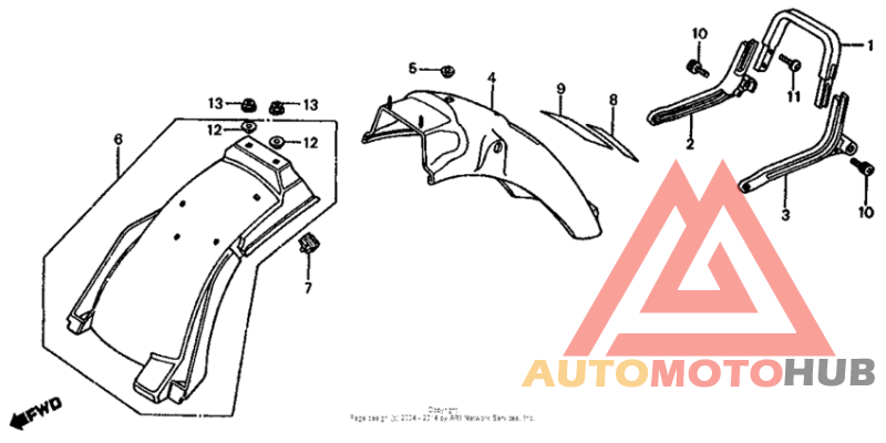 Задний бампер