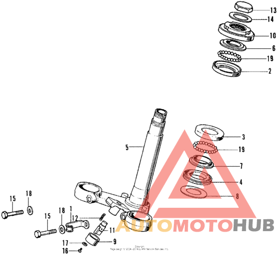 Steering stem k4