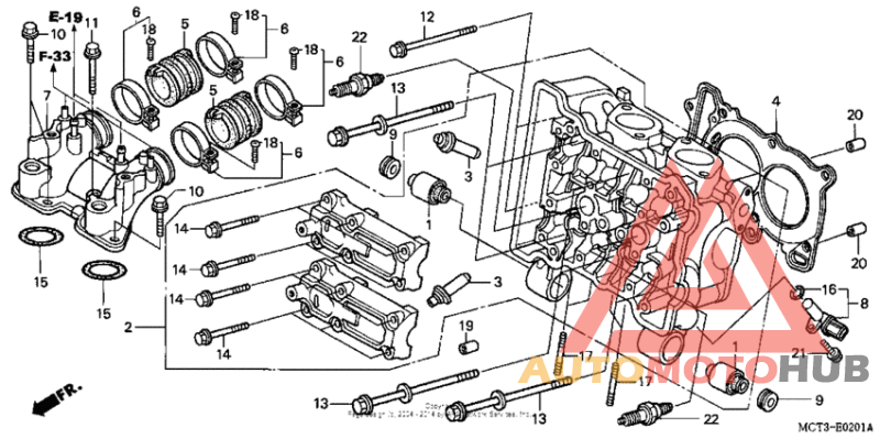 Cylinder head ('03-'05)