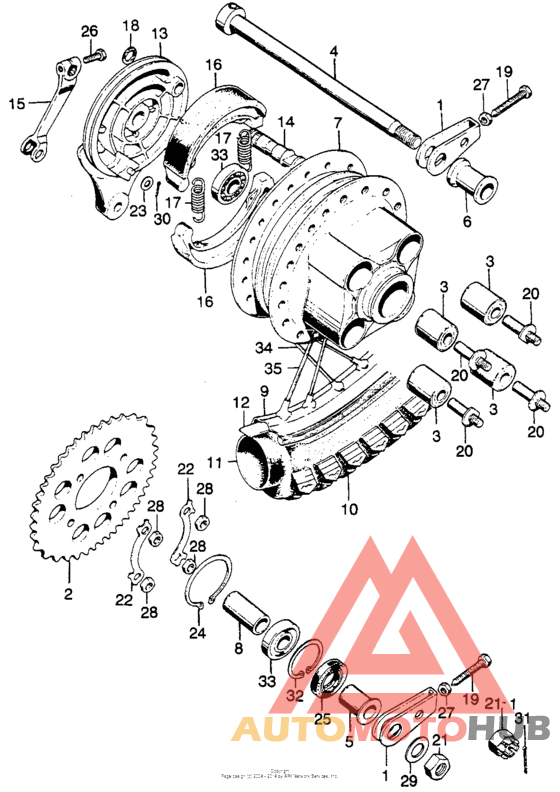 Переднее колесо