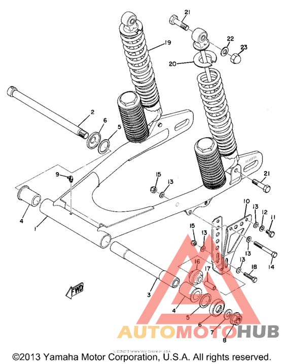 Rear arm - rear cushion