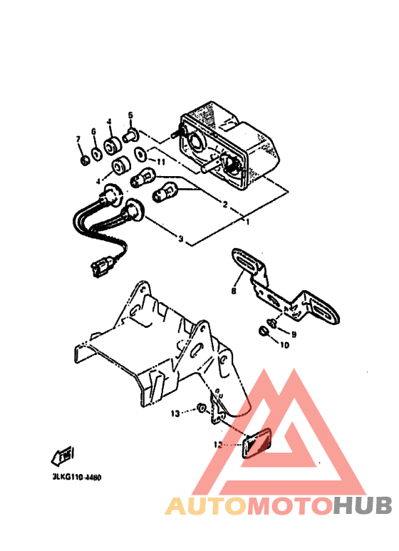 Taillight unit ass`y