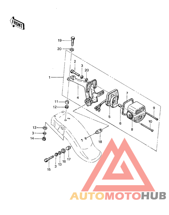 Taillight unit ass`y