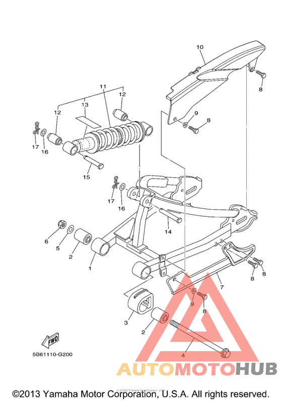 Задний рычаг подвески