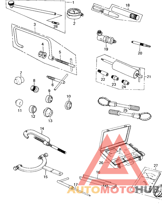 Special service tools "b"