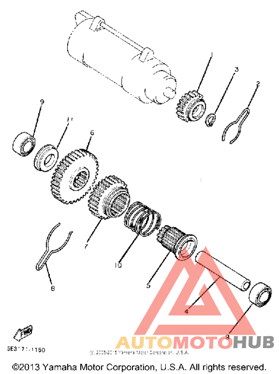 Муфта стартера